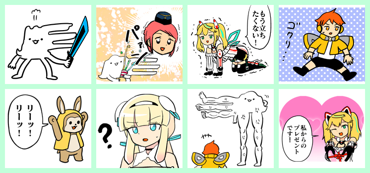 LINEスタンプSAMPLE