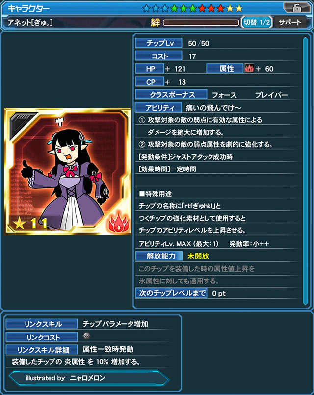 アネット[ぎゅ。]（illustrated by ニャロメロン）