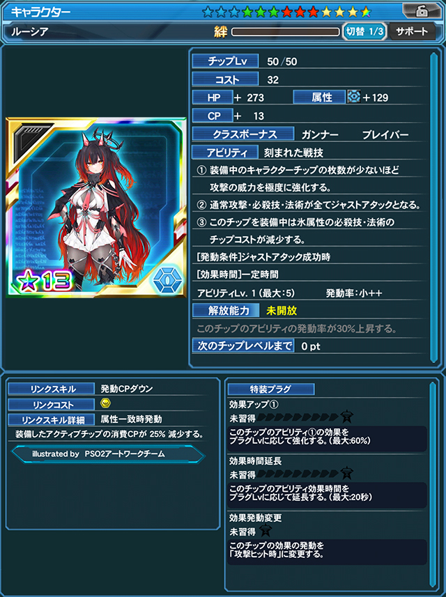 ルーシア（illustrated by ＰＳＯ２アートワークチーム）