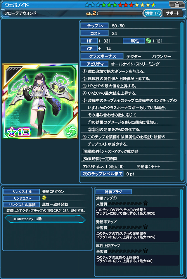 フローテアウォンド(illustrated by U助)