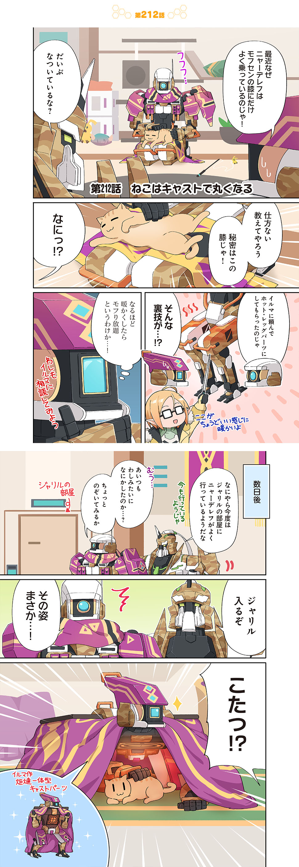 ねこはキャストで丸くなる