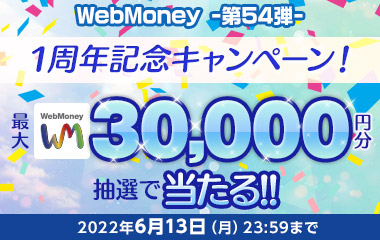 WebMoney-第54弾-『PSO2 ニュージェネシス』1周年記念キャンペーン！