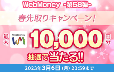 WebMoney-第58弾-『PSO2 ニュージェネシス』春先取りキャンペーン！